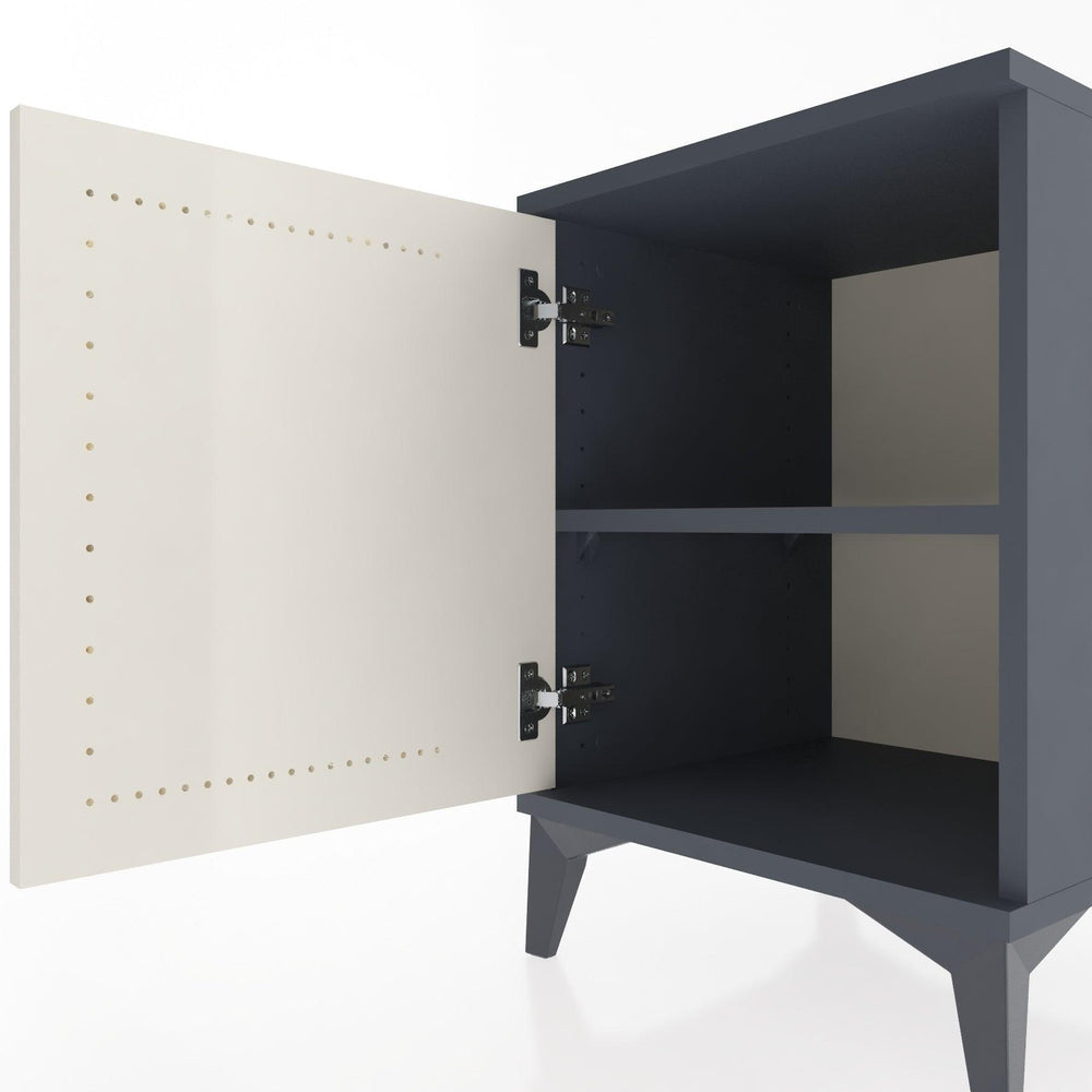 Woodntry Modular Nightstand Anthracite 44x44x52 cm Lidded K11-2