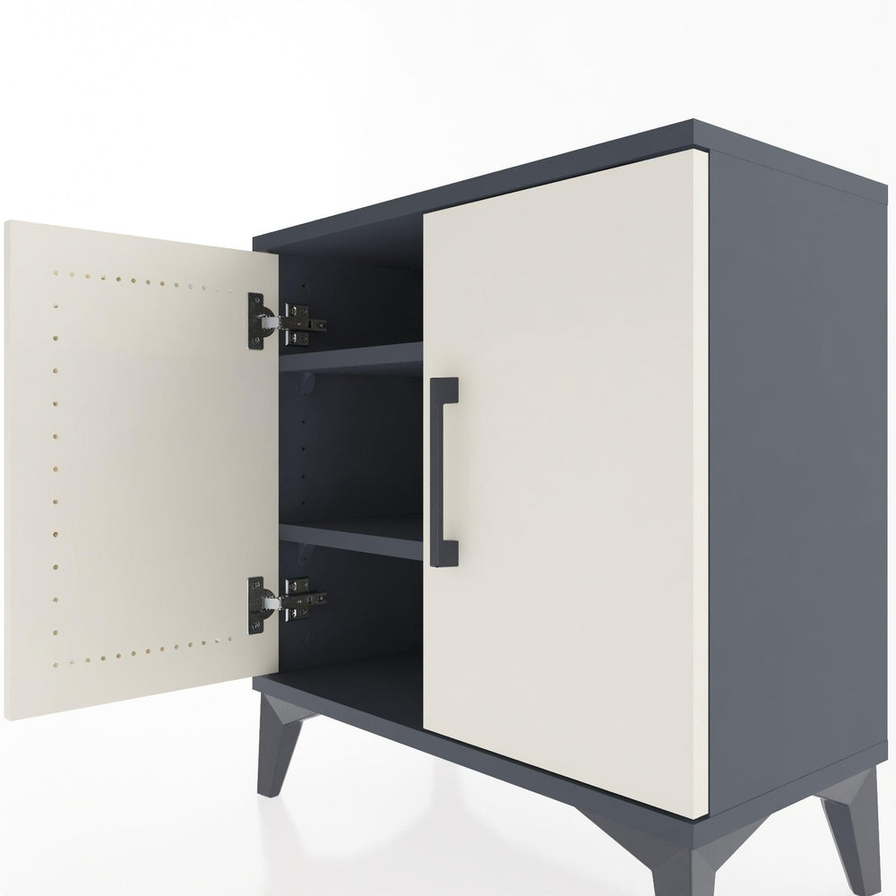 Woodntry Modular Nightstand Anthracite 60x30x52 cm with Lid K11-2