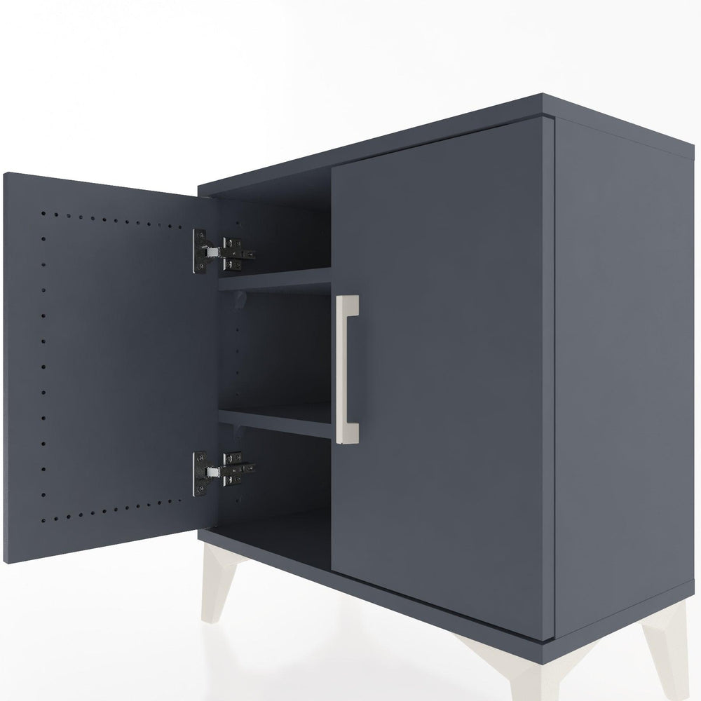 Woodntry Modular Nightstand Anthracite 60x30x52 cm with Lid K11-2