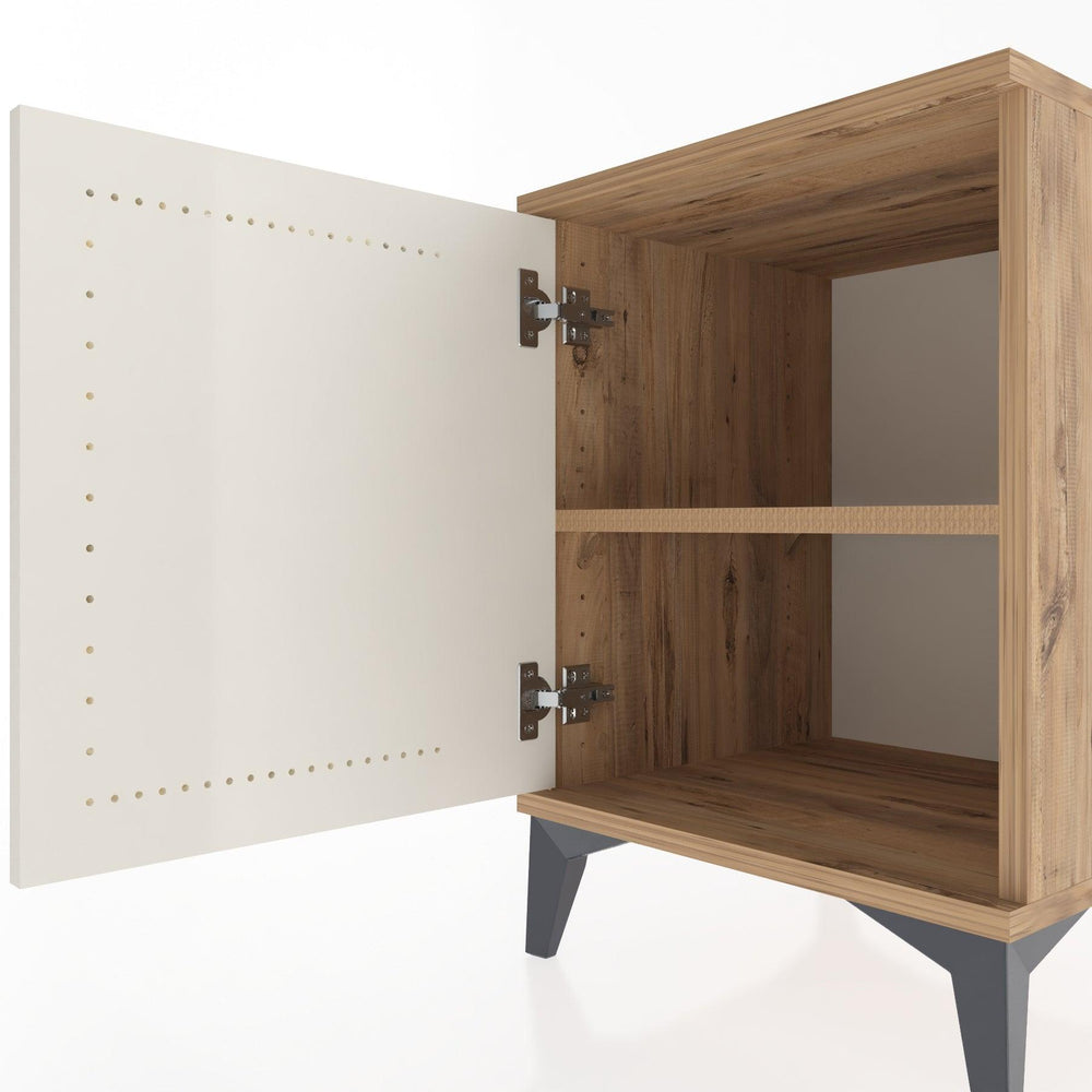 Woodntry Modular Nightstand Pine 44x44x52 cm With Cover K11-3