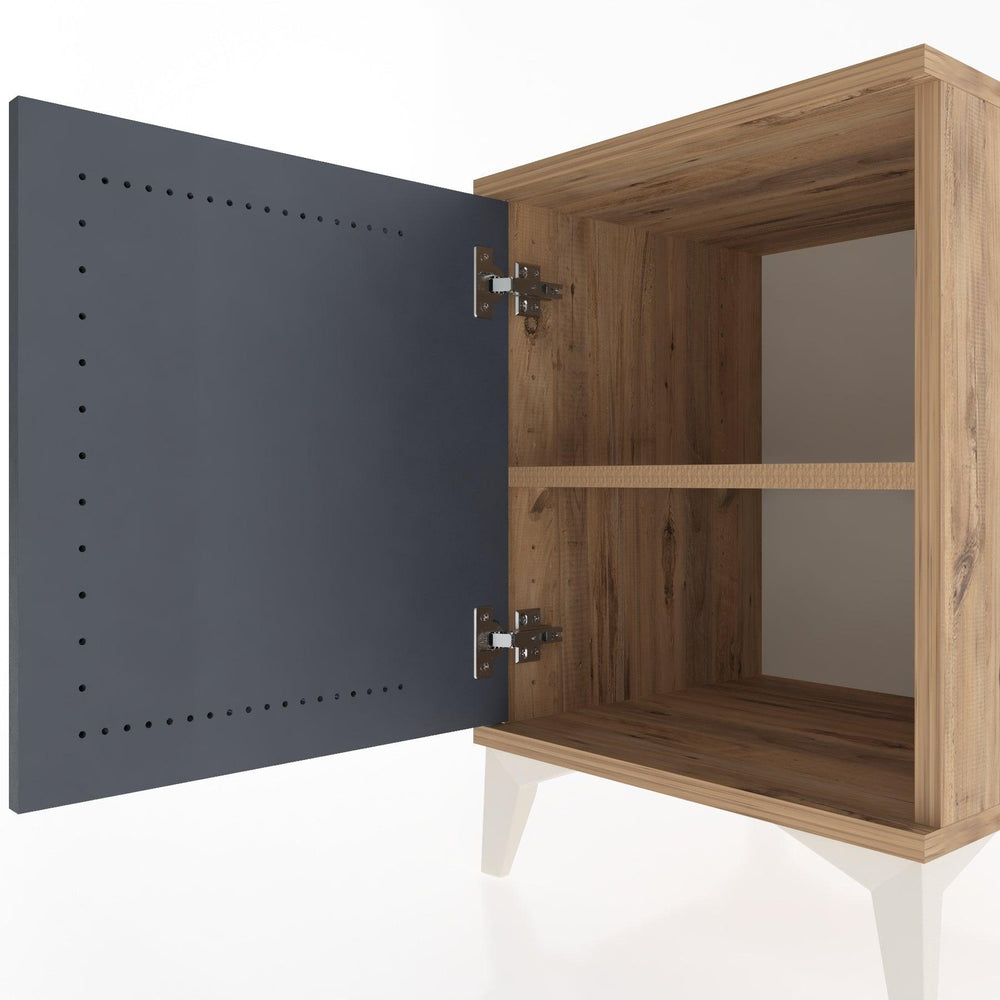 Woodntry Modular Nightstand Pine 44x44x52 cm With Cover K11-3