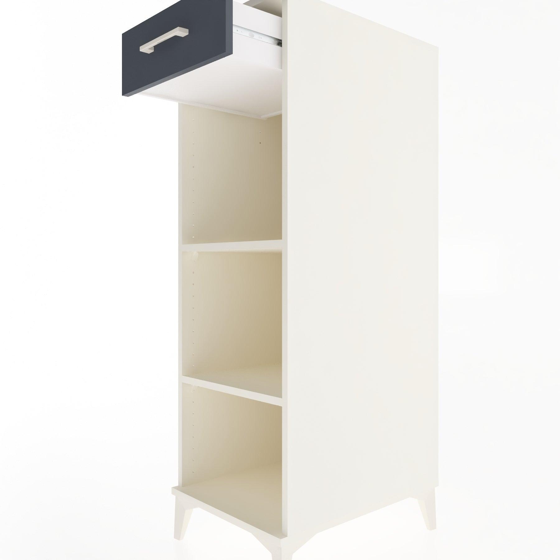 Woodntry Modular Cabinet Moonstone 44x59x122 cm with Drawers and Shelves CR112-1