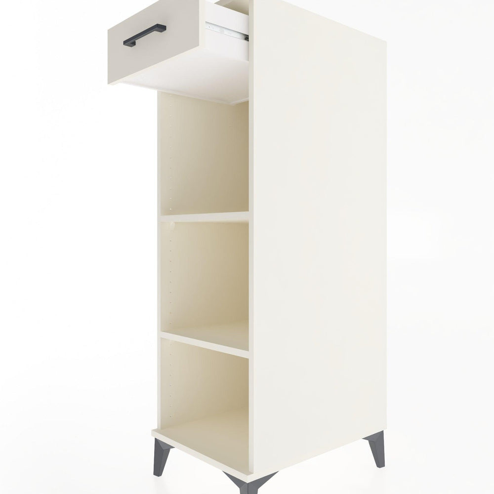 Woodntry Modüler Dolap Aytaşı 44x59x122 cm Çekmeceli ve Raflı CR112-1