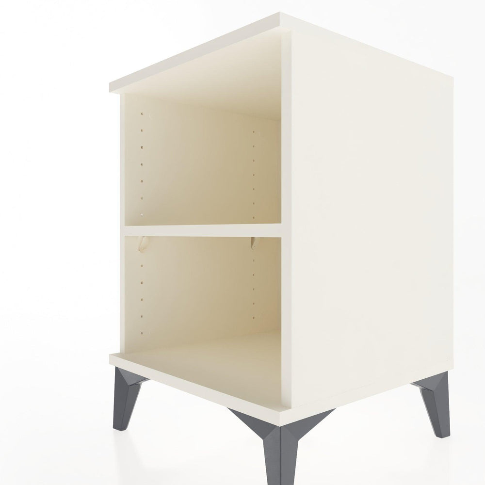 Woodntry Modular Nightstand Moonstone 44x44x52 cm with Shelf R12-1