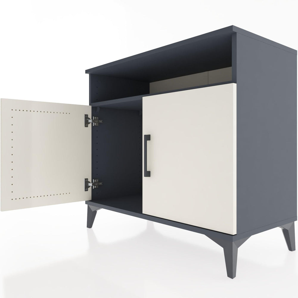 Woodntry Modular Dresser Anthracite 88x44x68 cm with Cover and Shelf KR12-2