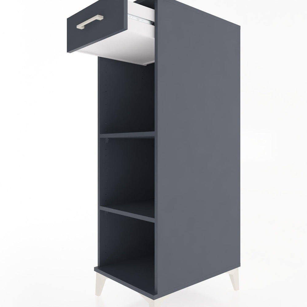 Woodntry Modular Cabinet Anthracite 44x59x122 cm with Drawers and Shelves CR112-2