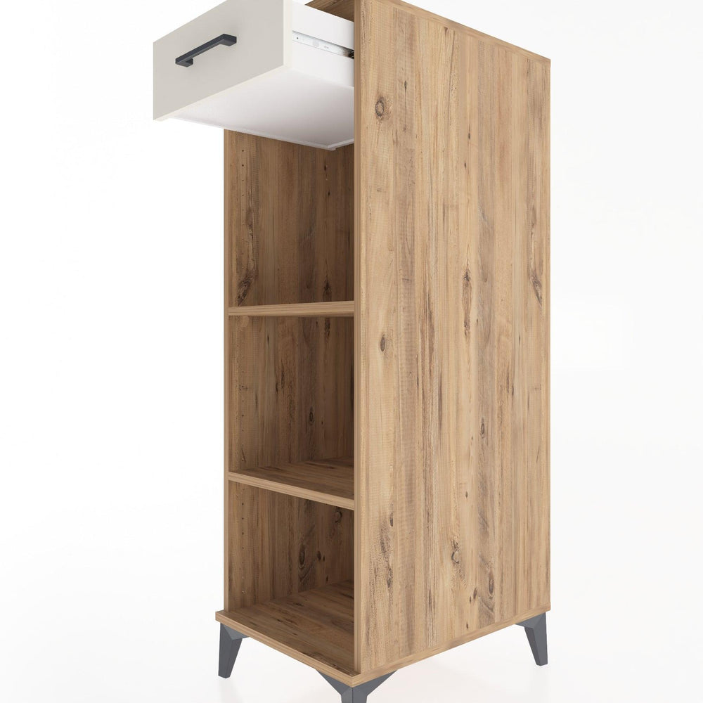 Woodntry Modular Cabinet Pine 44x59x122 cm with Drawers and Shelves CR112-3