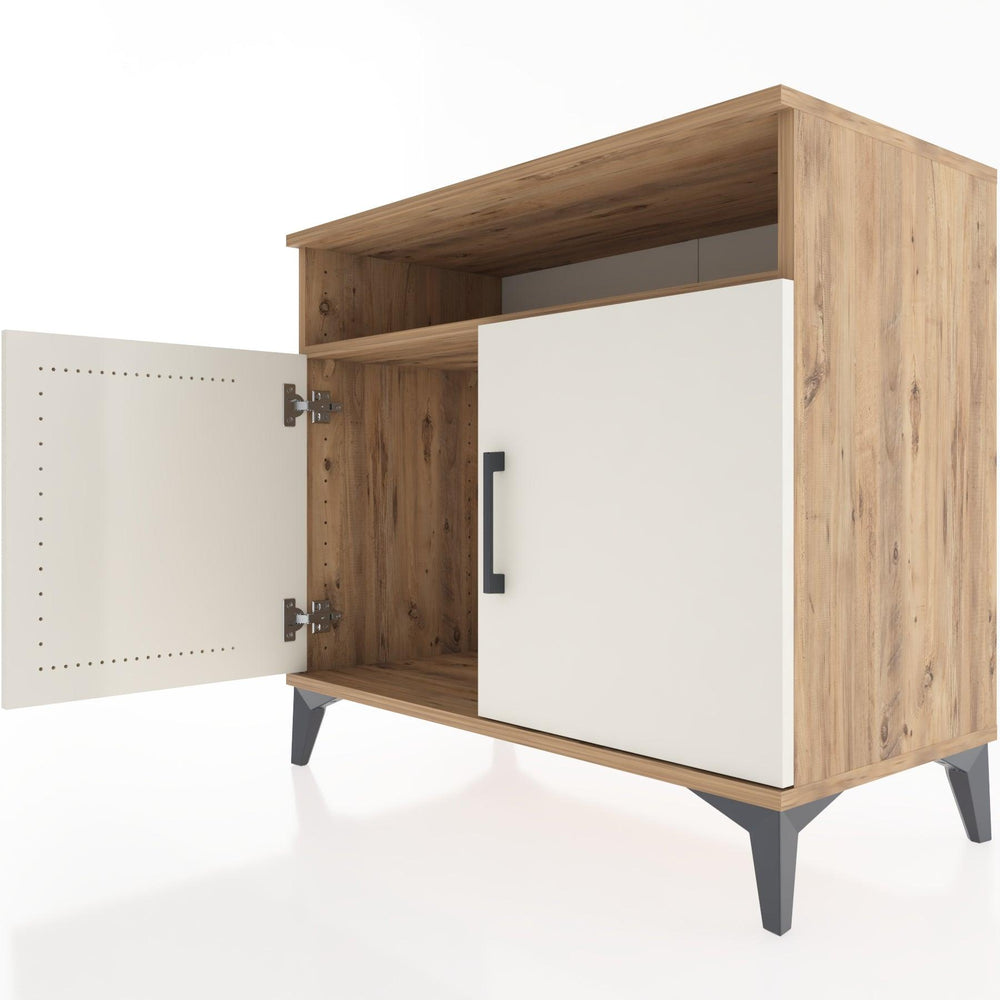 Woodntry Modüler Şifonyer Çam 88x44x68 cm Kapaklı ve Raflı KR12-3