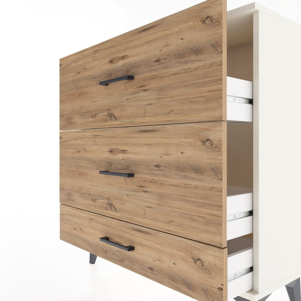 Woodntry Modüler Şifonyer Aytaşı 88x30x84 cm Çekmeceli C13-1