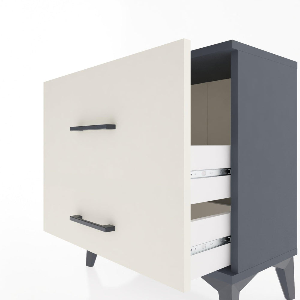 Woodntry Modular Nightstand Anthracite 60x30x52 cm Drawer C13-2