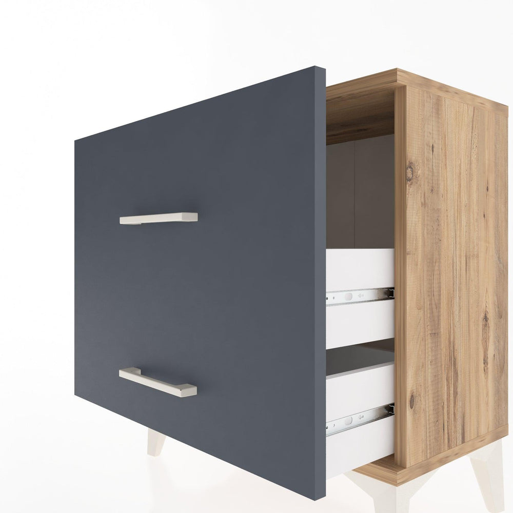 Woodntry Modular Nightstand Pine 60x30x52 cm Drawer C13-3