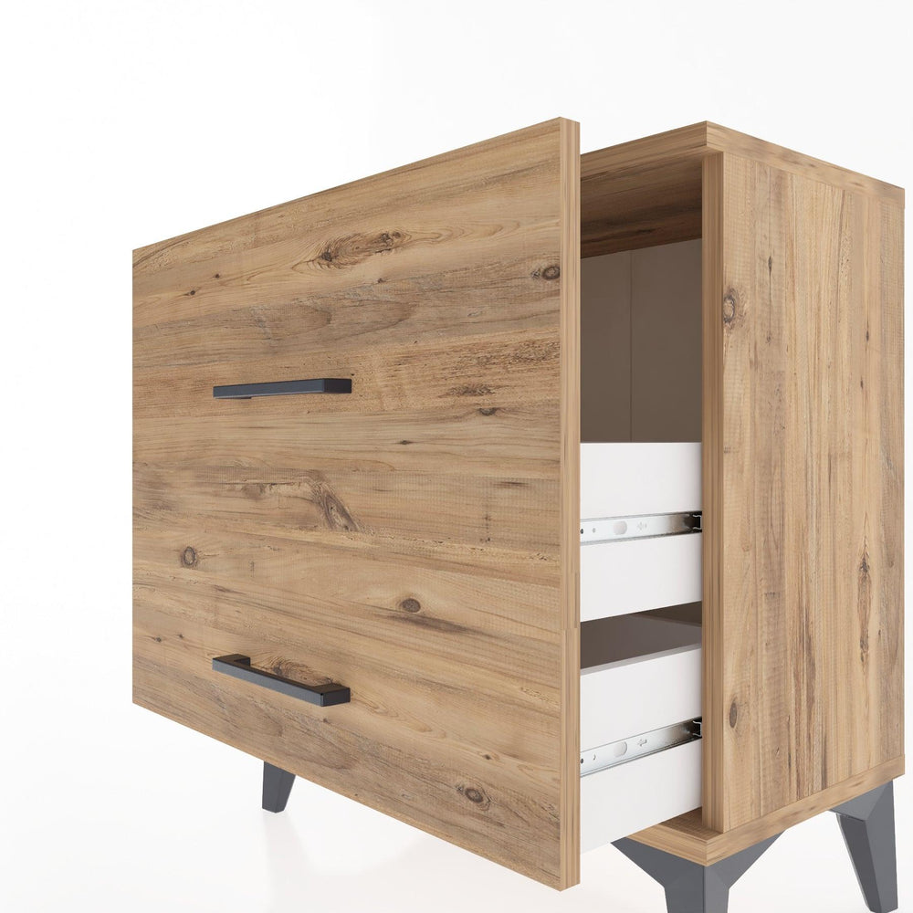 Woodntry Modular Nightstand Pine 60x30x52 cm Drawer C13-3
