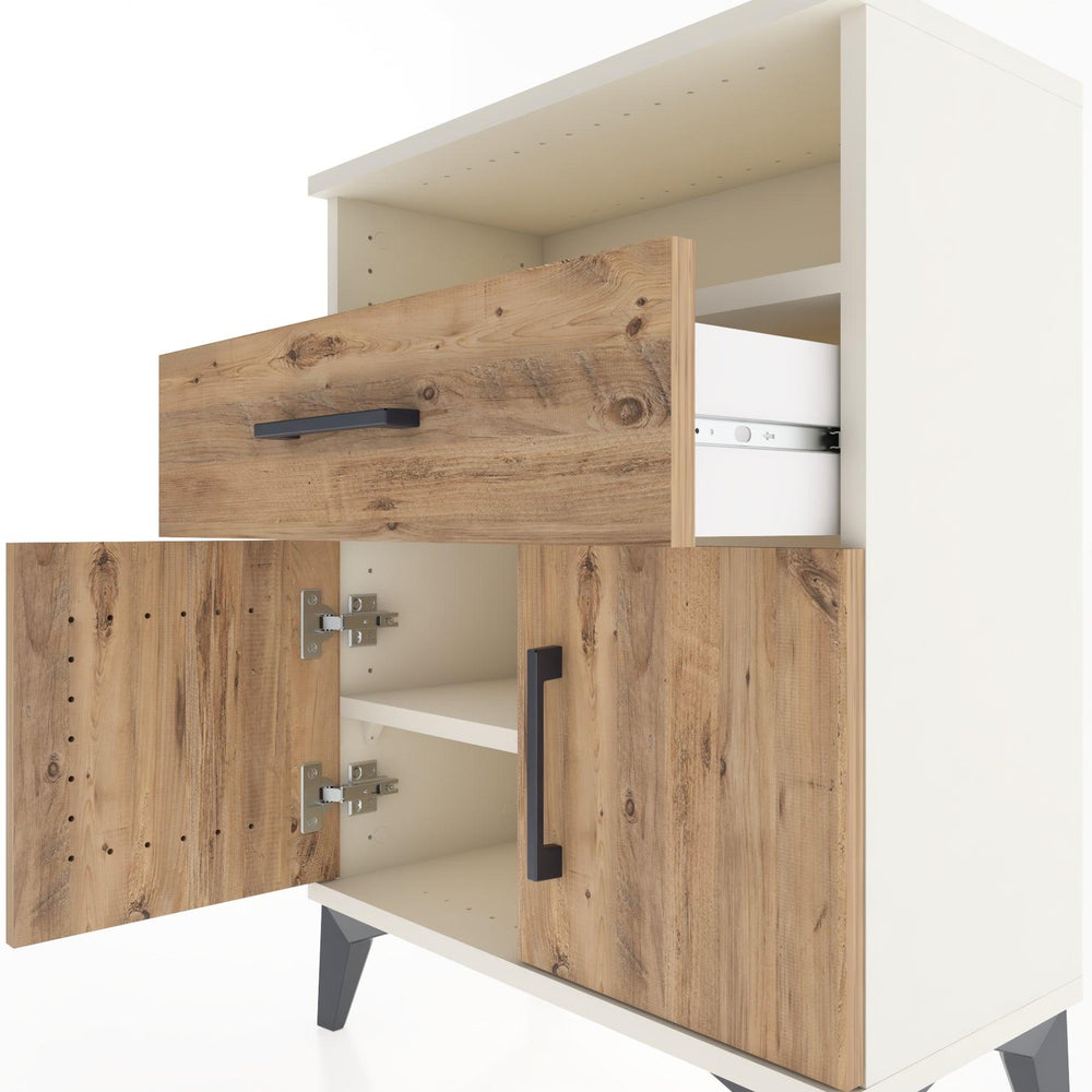 Woodntry Modular Nightstand Moonstone 60x30x68 cm Functional F14-1