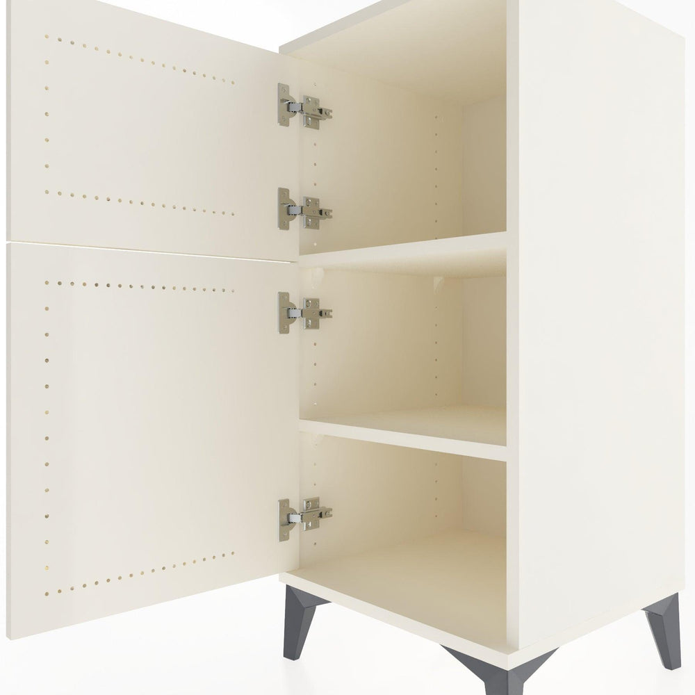 Woodntry Modular Nightstand Moonstone 44x44x84 cm with Lid K36-1