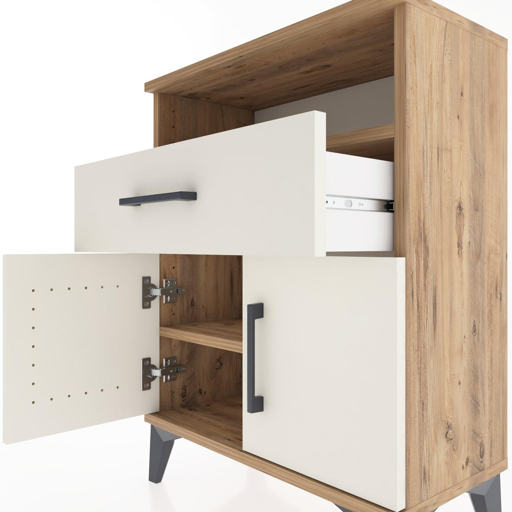 Woodntry Modular Nightstand Pine 60x30x68 cm Functional F14-3