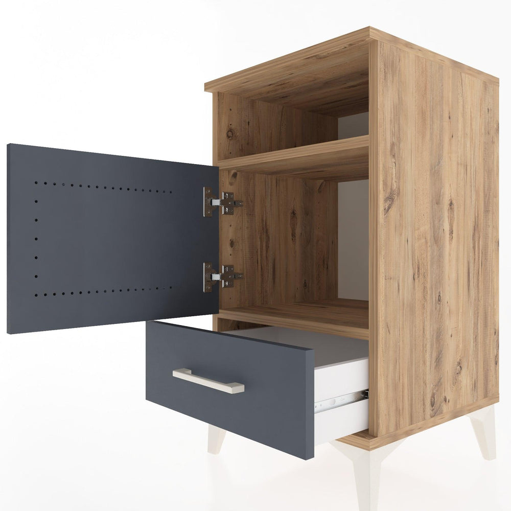 Woodntry Modular Nightstand Pine 44x44x68 cm Functional F14-3