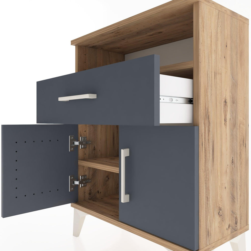 Woodntry Modular Nightstand Pine 60x30x68 cm Functional F14-3