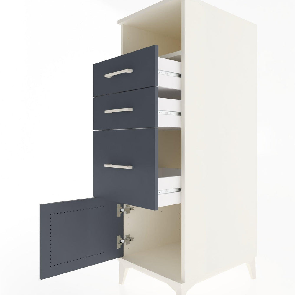 Woodntry Modular Cabinet Moonstone 44x30x122 cm Functional F15-1