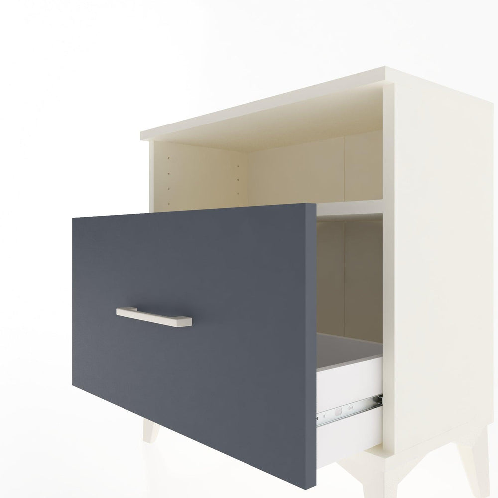 Woodntry Modüler Komodin Aytaşı 60x30x52 cm Çekmeceli ve Raflı CR15-1