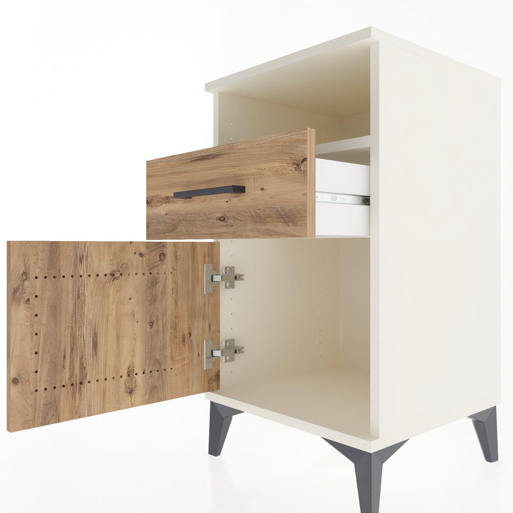 Woodntry Modüler Komodin Aytaşı 44x44x68 cm Fonksiyonel F15-1