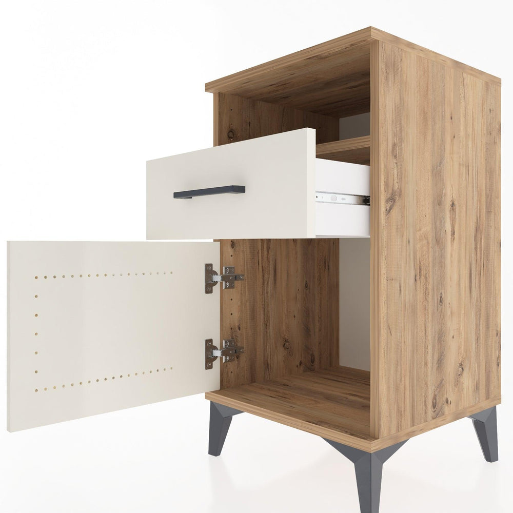 Woodntry Modular Nightstand Pine 44x44x68 cm Functional F15-3