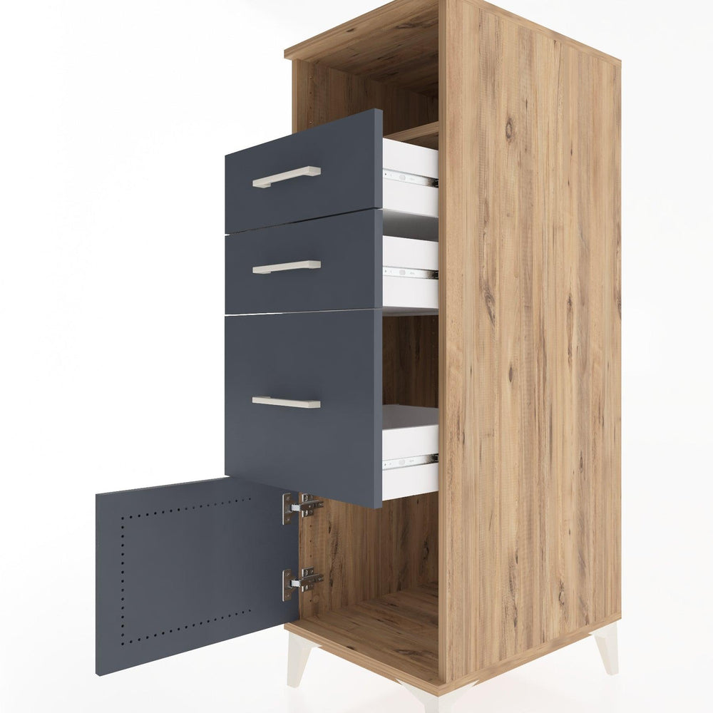 Woodntry Modular Cabinet Pine 44x59x122 cm Functional F15-3