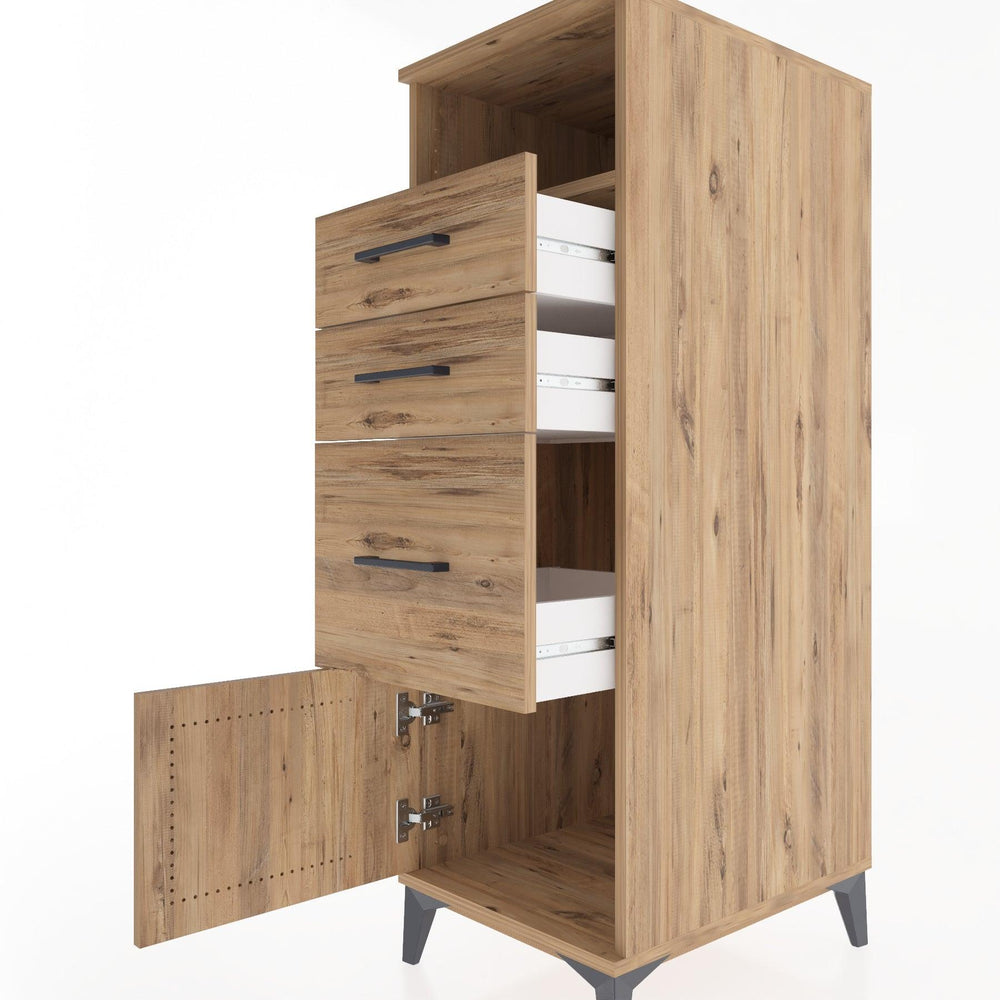 Woodntry Modular Cabinet Pine 44x59x122 cm Functional F15-3