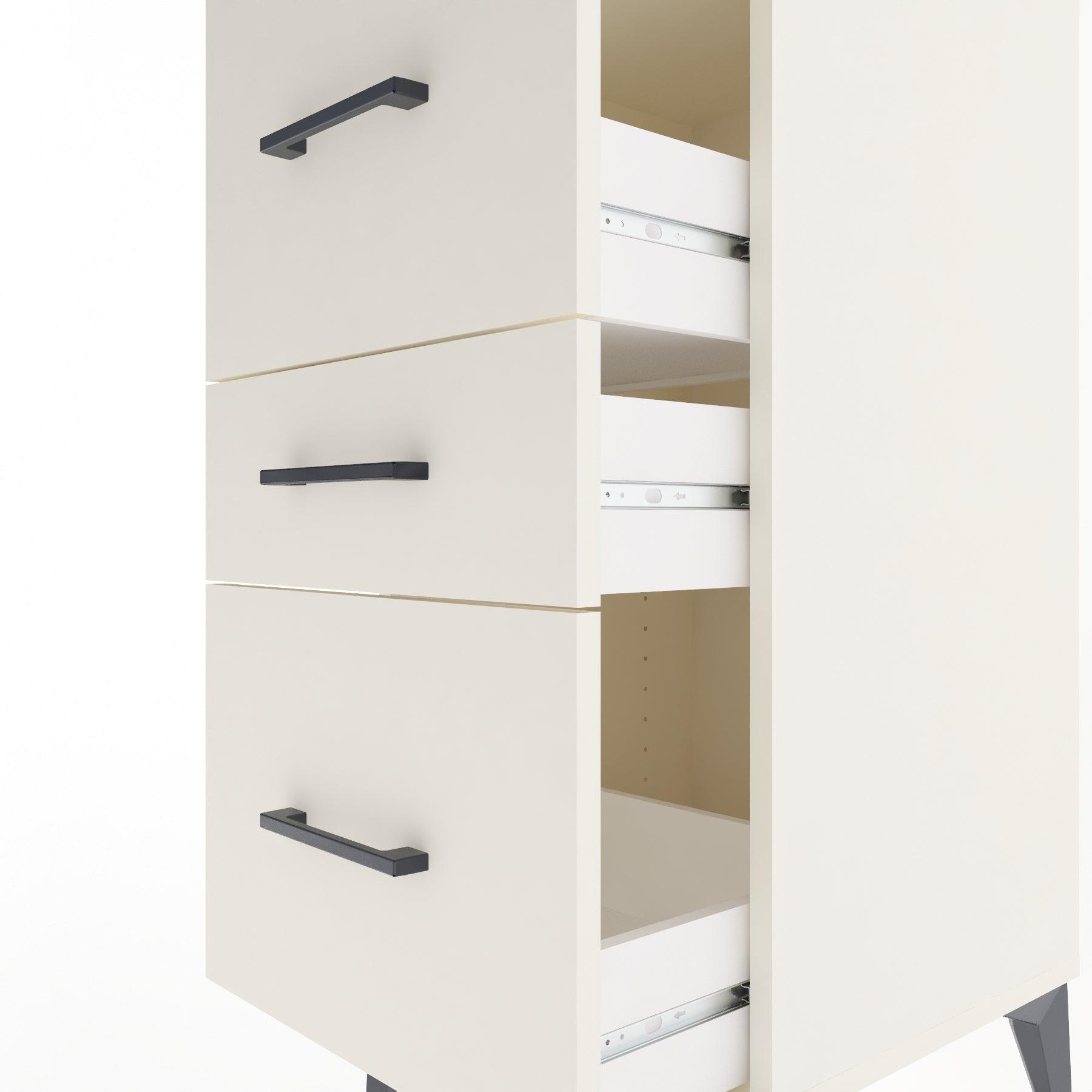 Woodntry Modular Nightstand Moonstone 44x44x84 cm Drawer C16-1