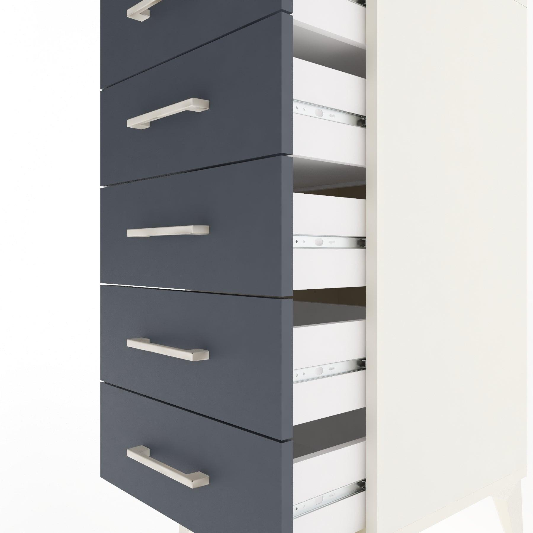 Woodntry Modular Nightstand Moonstone 44x44x84 cm Drawer C17-1