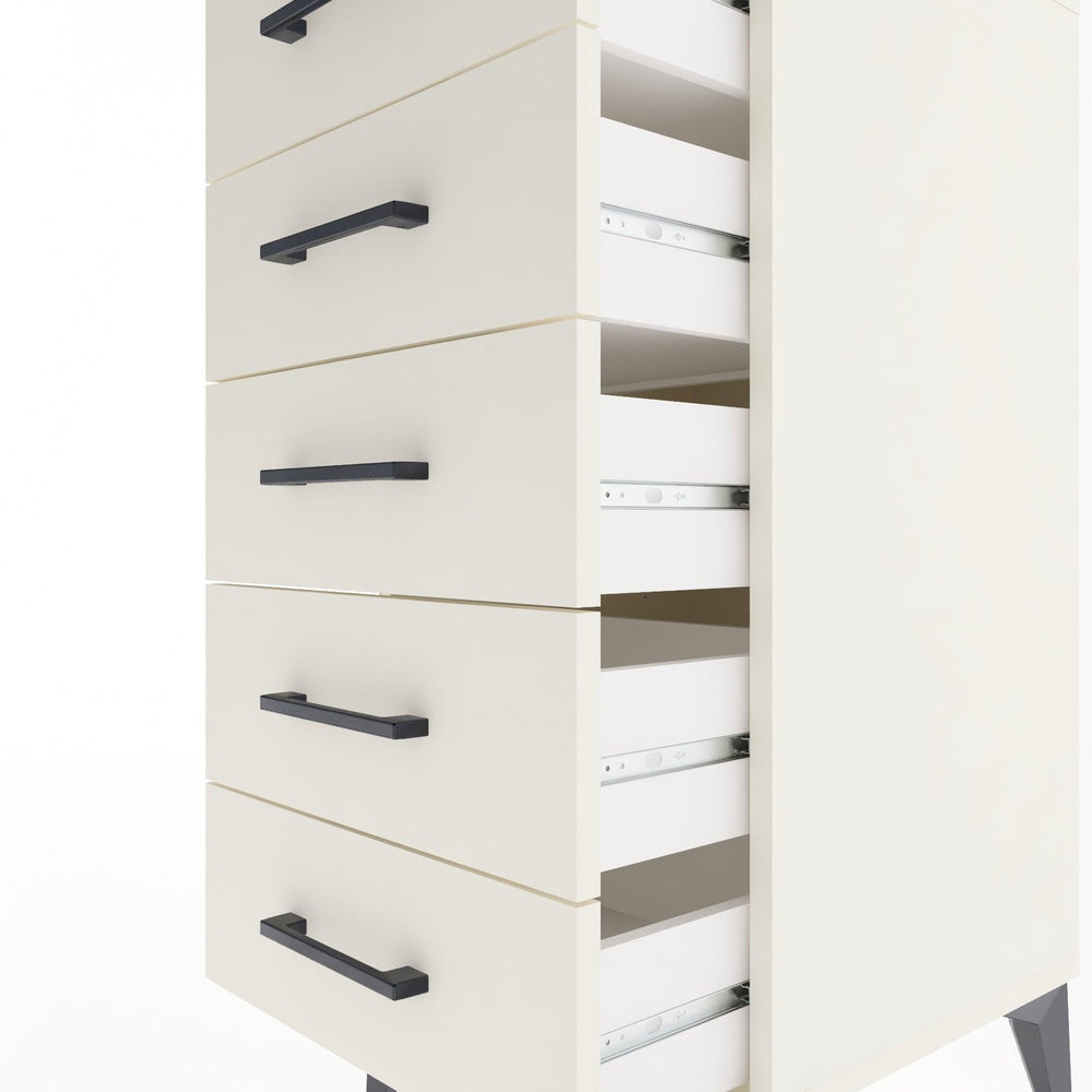 Woodntry Modular Nightstand Moonstone 44x44x84 cm Drawer C17-1