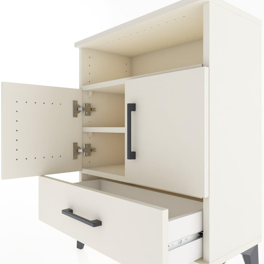 Woodntry Modular Nightstand Moonstone 60x30x68 cm Functional F17-1