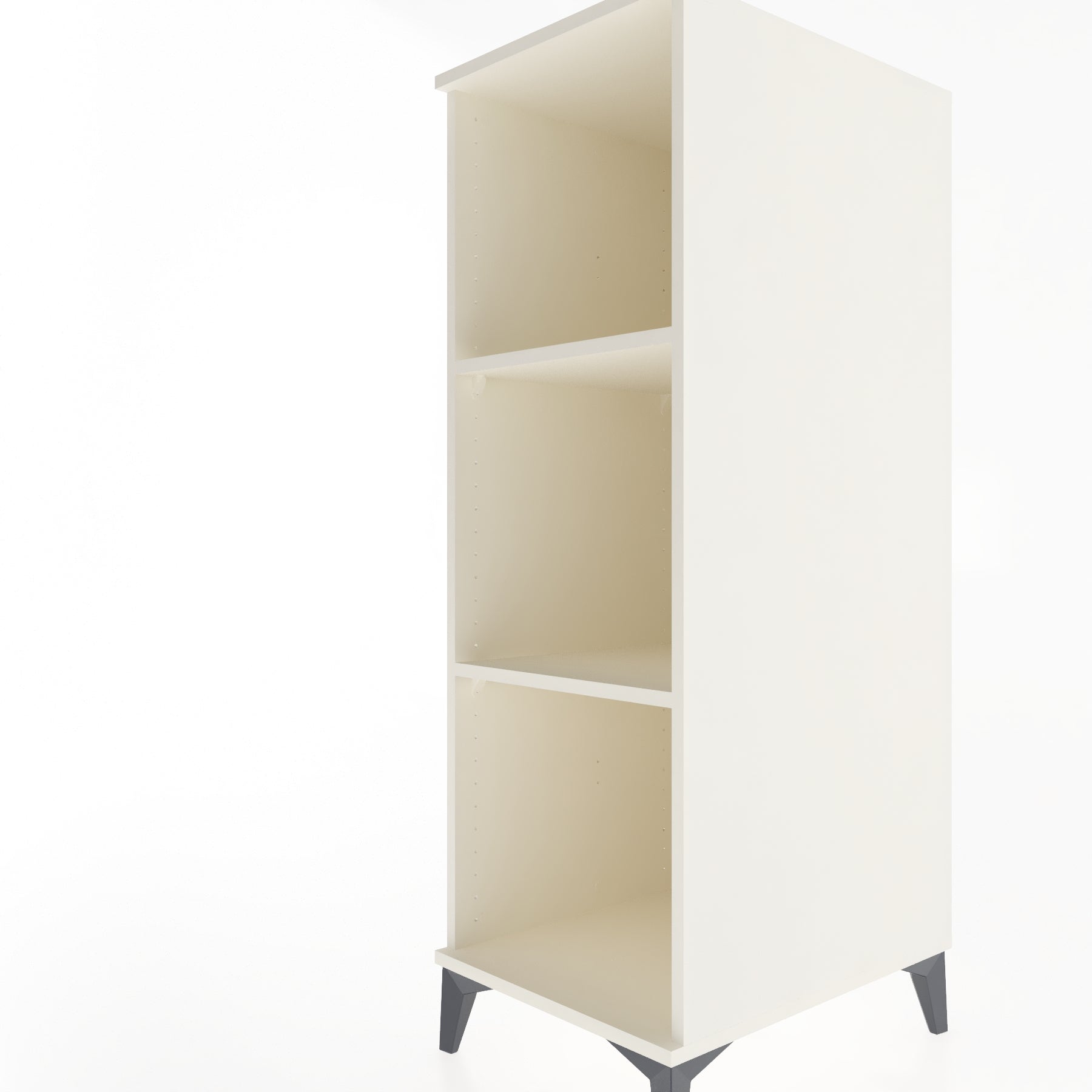 Woodntry Modular Cabinet Moonstone 44x59x122 cm with Shelves R67-1