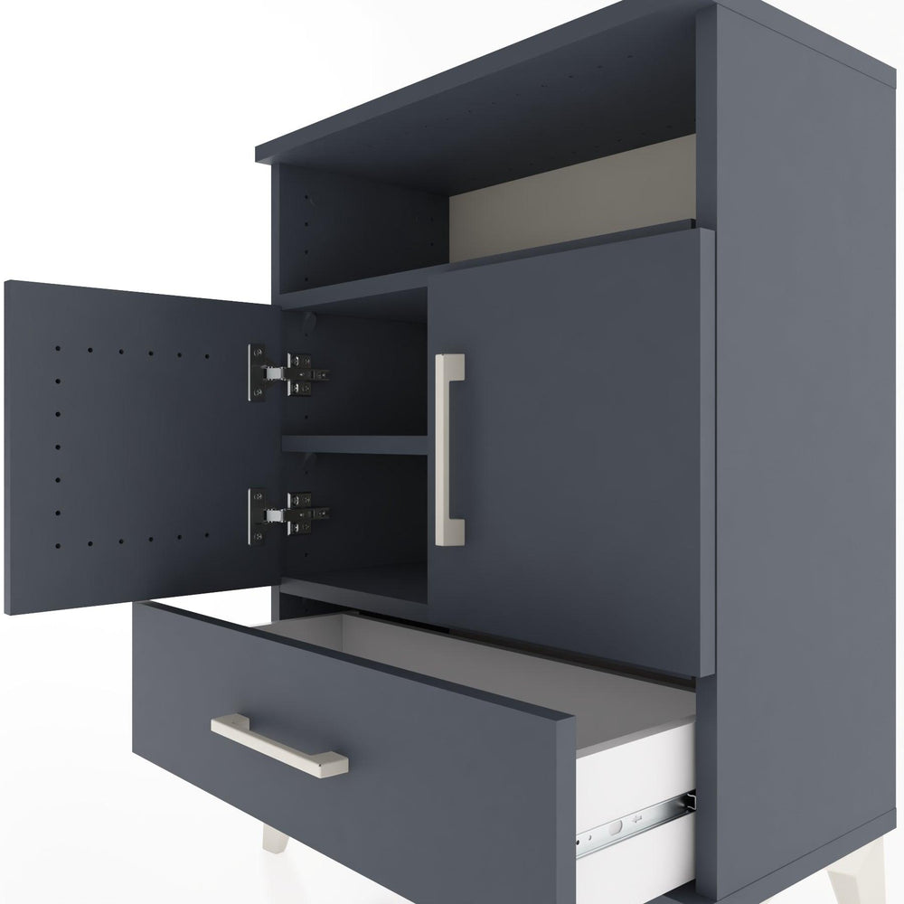 Woodntry Modular Nightstand Anthracite 60x30x68 cm Functional F17-2