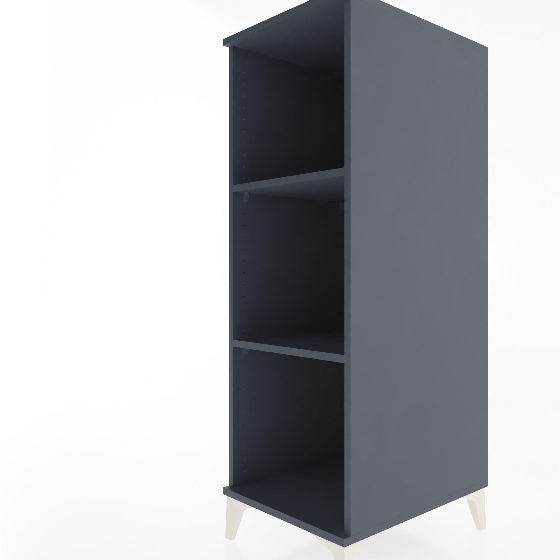 Woodntry Modular Cabinet Anthracite 44x30x122 cm with Shelves R67-2