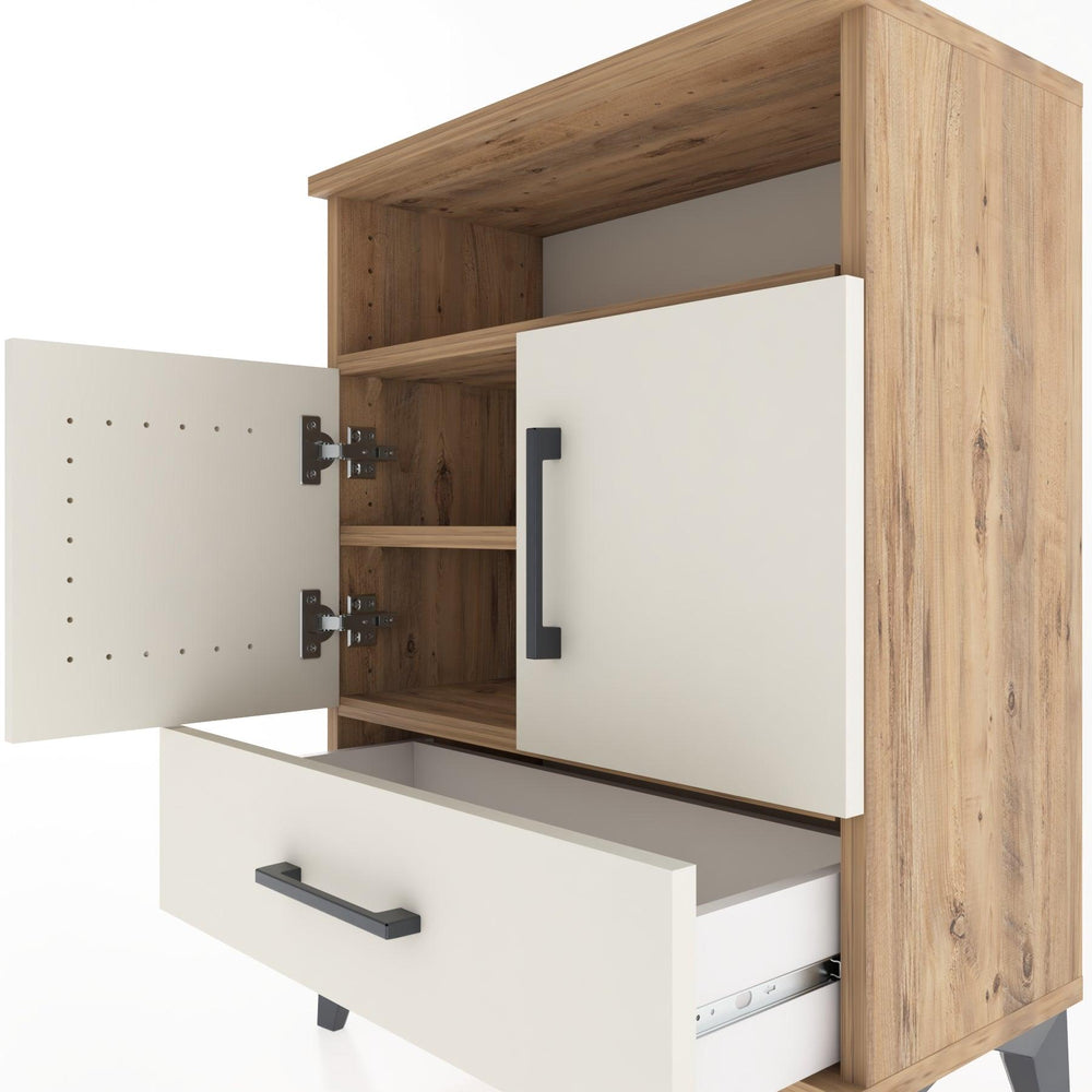 Woodntry Modular Nightstand Pine 60x30x68 cm Functional F17-3