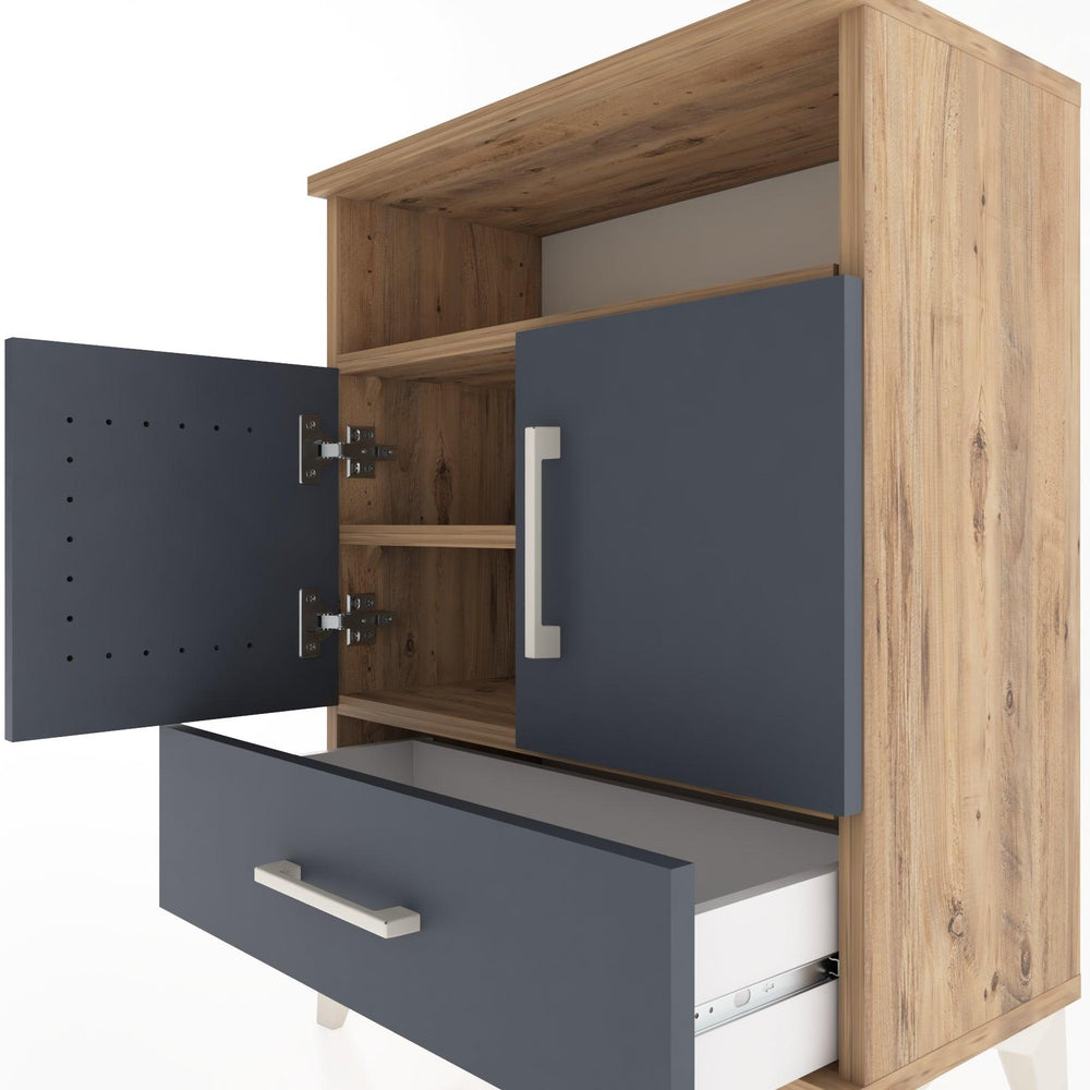 Woodntry Modular Nightstand Pine 60x30x68 cm Functional F17-3