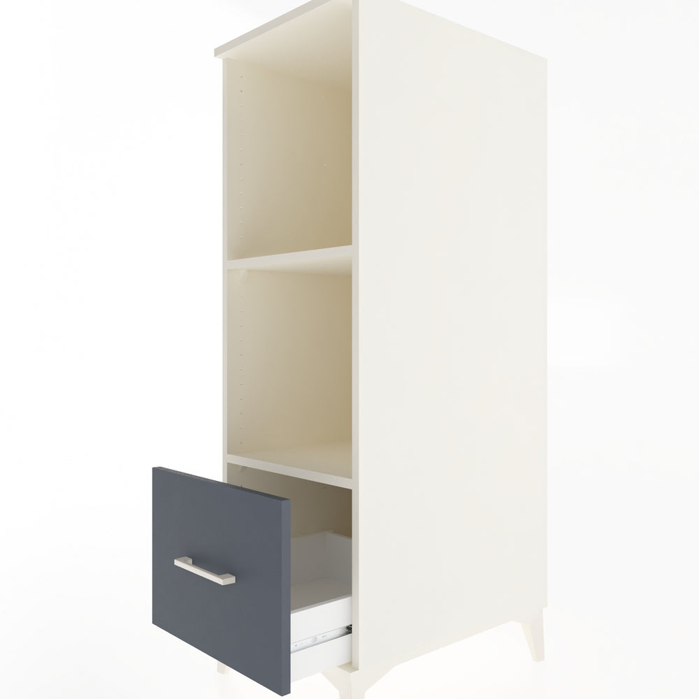 Woodntry Modular Cabinet Moonstone 44x59x122 cm with Drawers and Shelves CR68-1