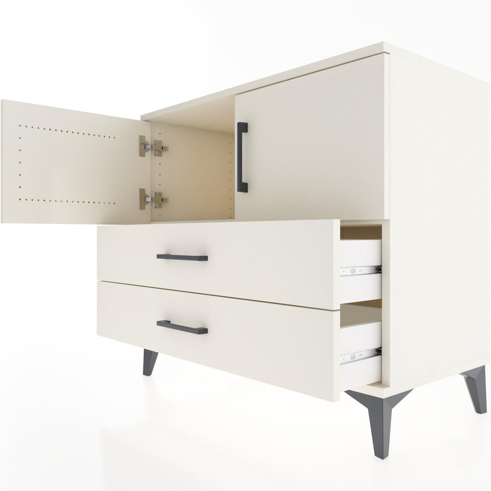 Woodntry Modüler Şifonyer Aytaşı 88x44x68 cm Kapaklı ve Çekmeceli KC18-1