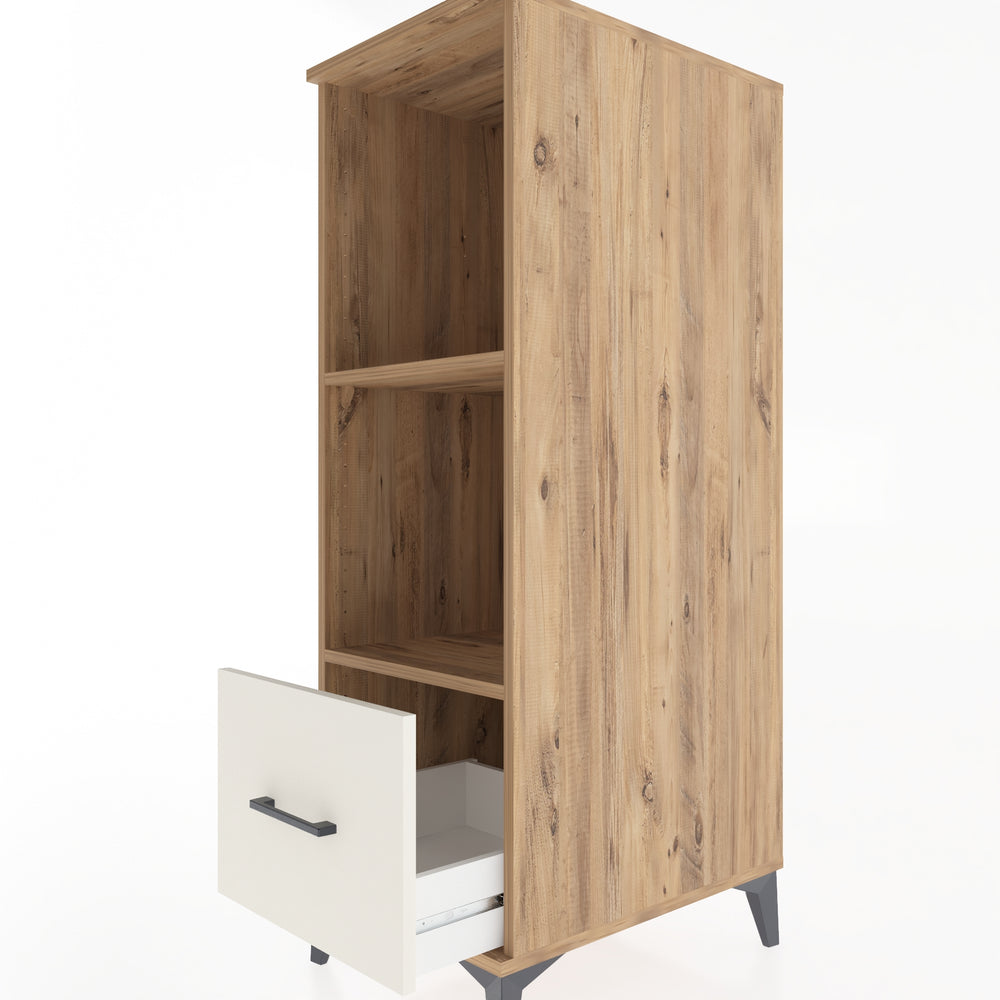 Woodntry Modular Cabinet Pine 44x59x122 cm with Drawers and Shelves CR68-3