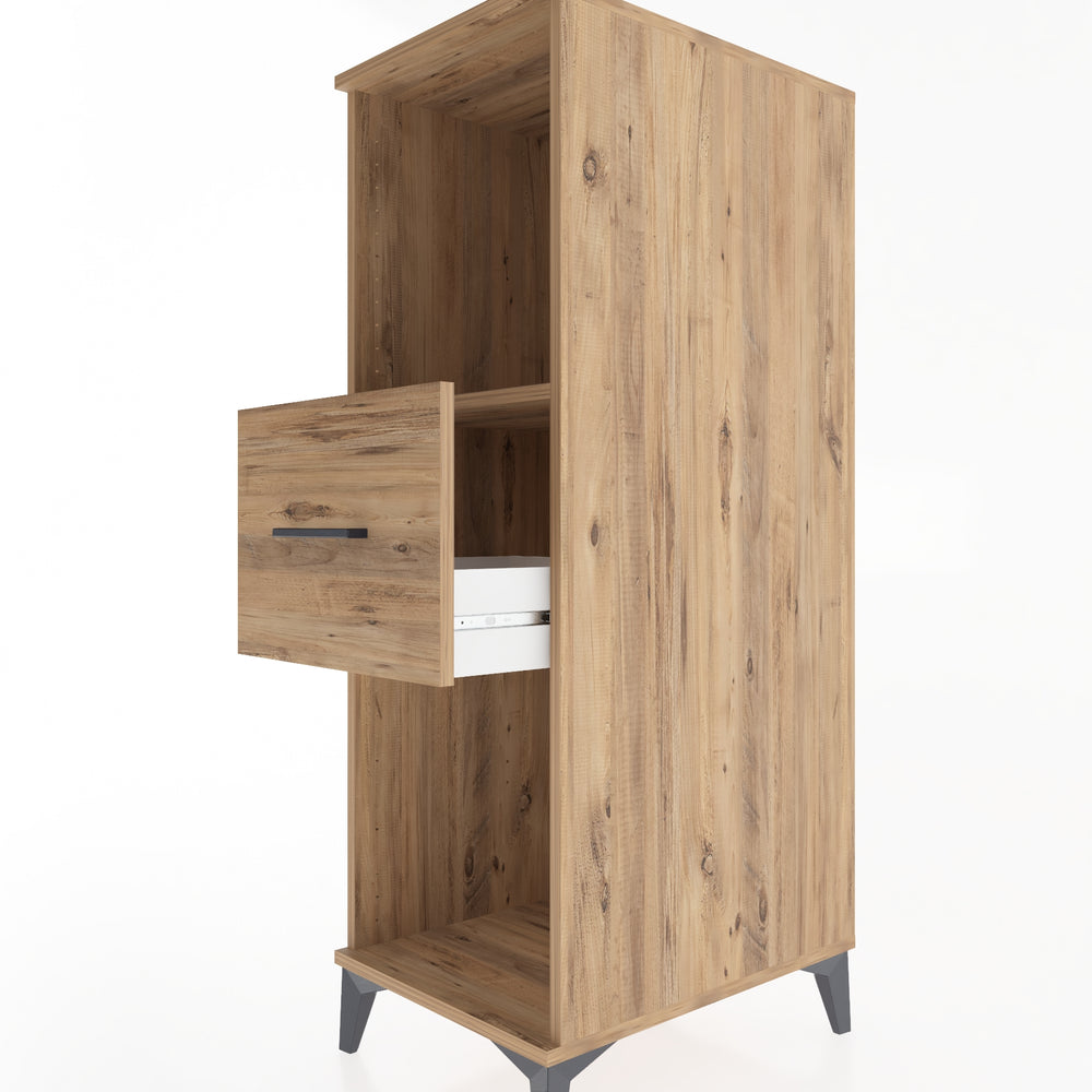 Woodntry Modular Cabinet Pine 44x59x122 cm with Drawers and Shelves CR69-3