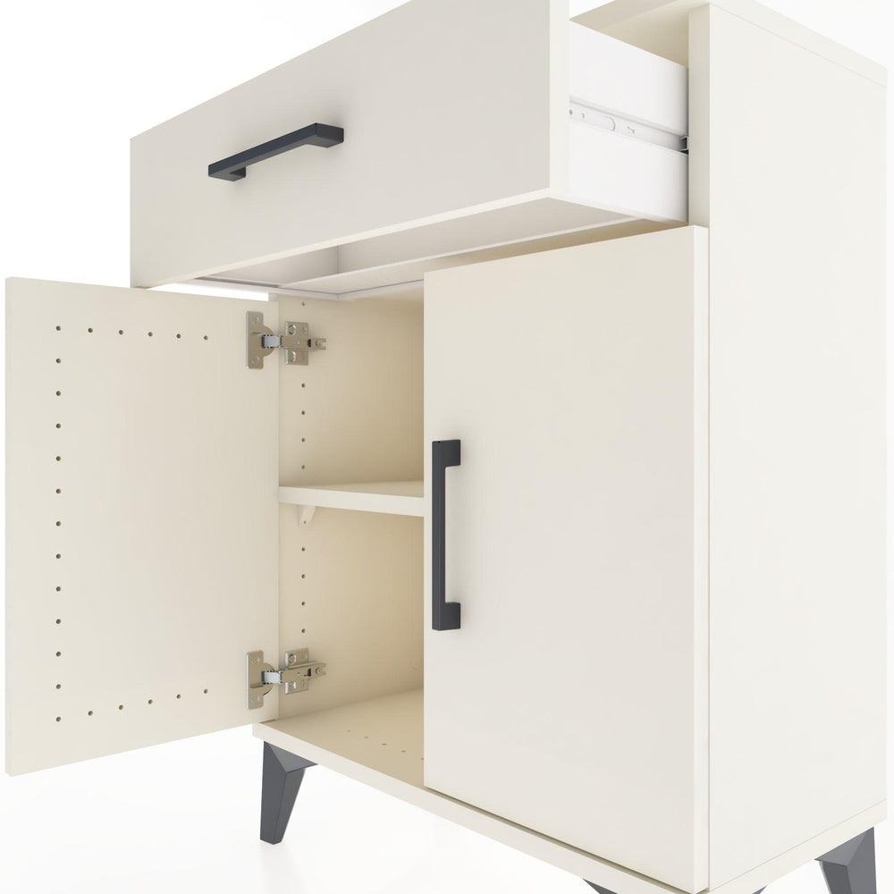 Woodntry Modular Nightstand Moonstone 60x30x68 cm with Cover and Drawer KC21-1