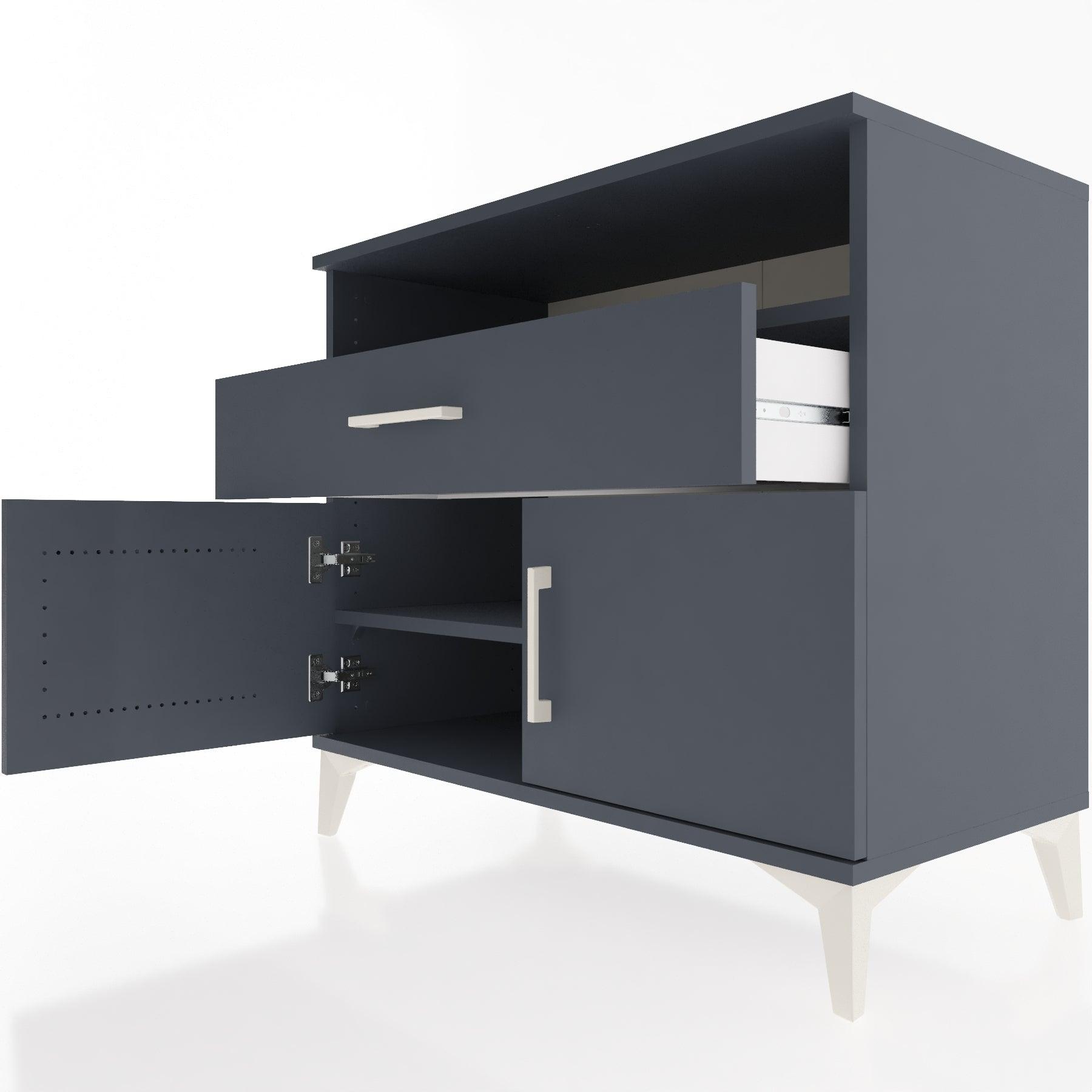 Woodntry Modular Dresser Anthracite 88x44x68 cm Functional F21-2