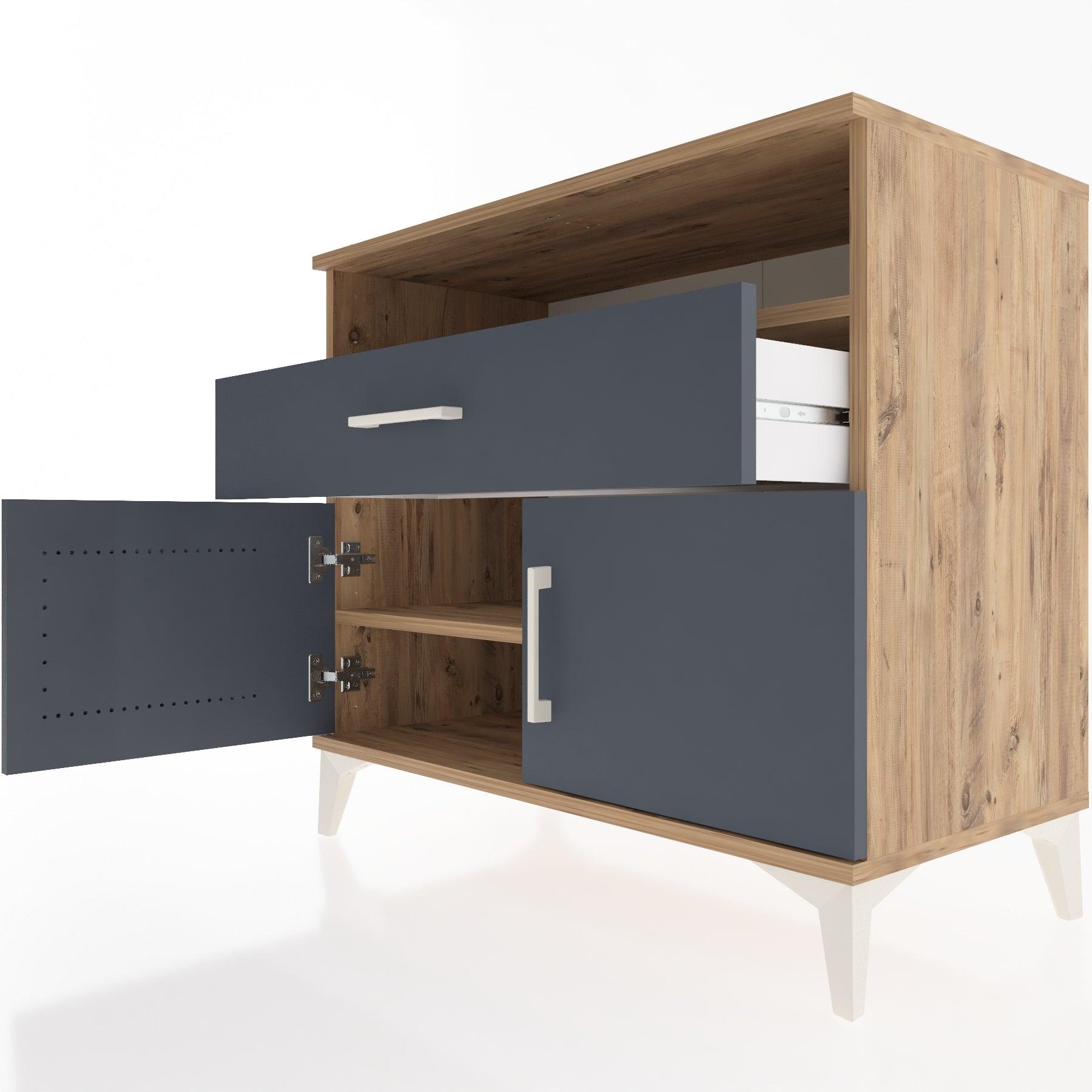 Woodntry Modüler Şifonyer Çam 88x44x68 cm Fonksiyonel F21-3