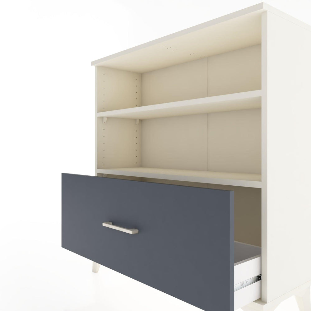 Woodntry Modüler Şifonyer Aytaşı 88x30x84 cm Çekmeceli ve Raflı CR22-1