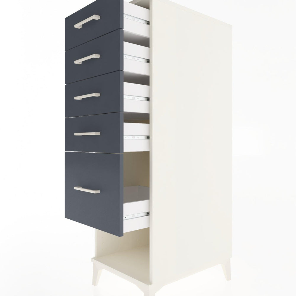 Woodntry Modular Cabinet Moonstone 44x59x122 cm with Drawers and Shelves CR22-1