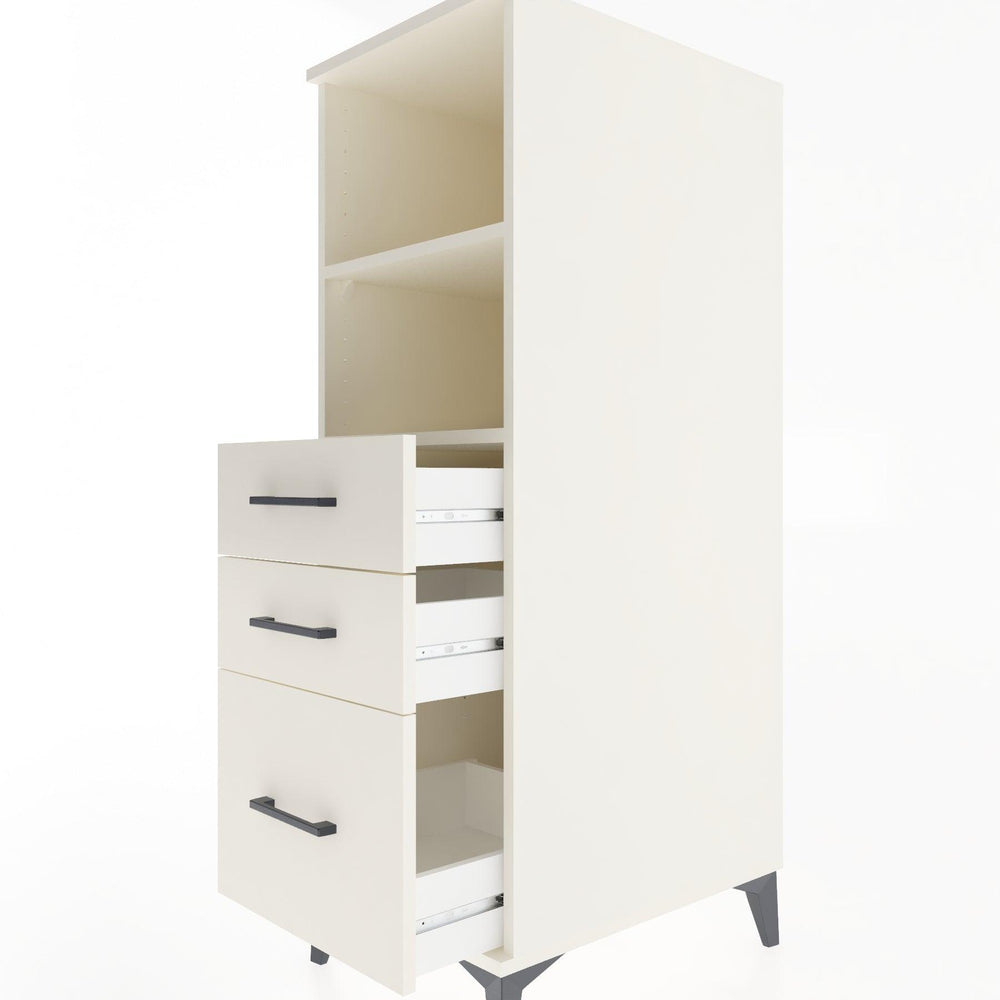 Woodntry Modular Cabinet Moonstone 44x30x122 cm Functional F72-1