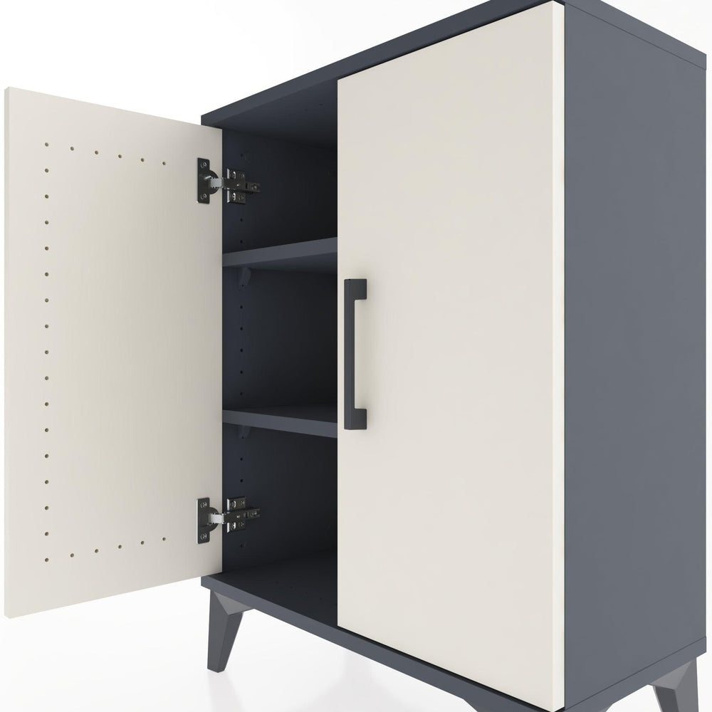 Woodntry Modular Nightstand Anthracite 60x30x68 cm with Lid K22-2