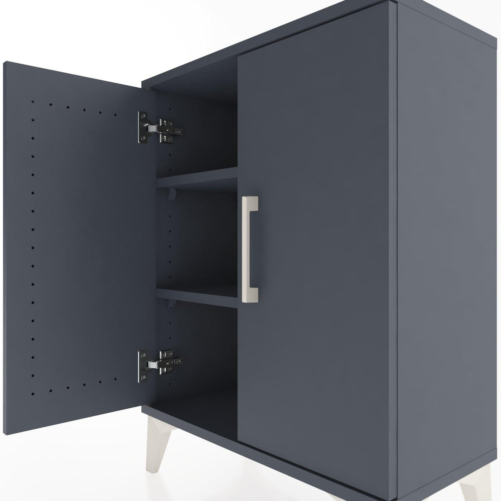 Woodntry Modular Nightstand Anthracite 60x30x68 cm with Lid K22-2