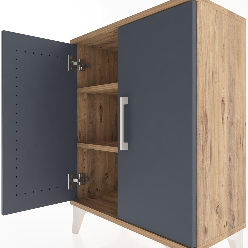 Woodntry Modular Nightstand Pine 60x30x68 cm With Cover K22-3