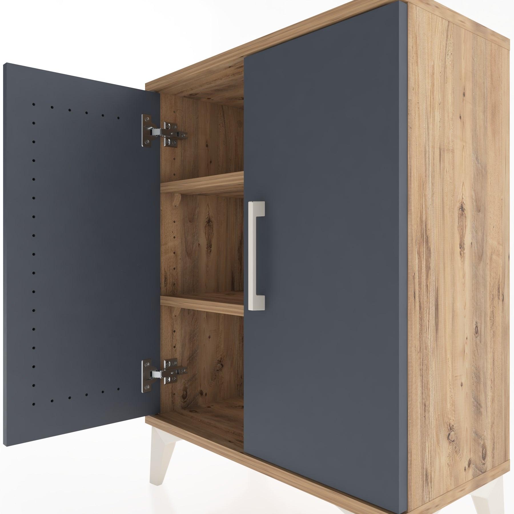 Woodntry Modular Nightstand Pine 60x30x68 cm With Cover K22-3